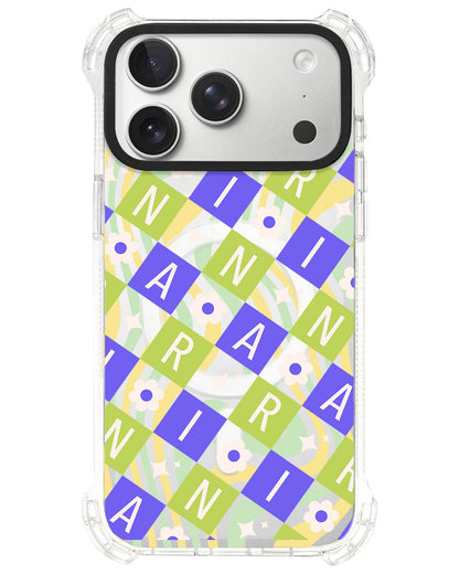 iPhone Ultimate Model-S⁴ - CUSTOM MONOGRAM 3.0 Flower Grid 5.0