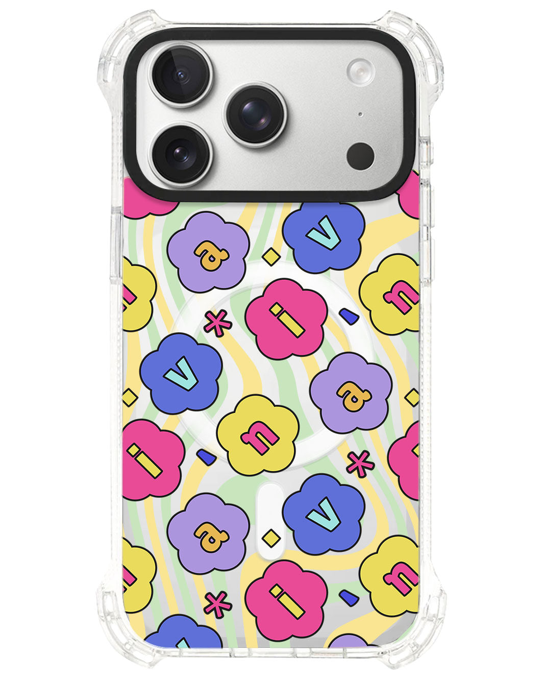 iPhone Ultimate Model-S⁴ - CUSTOM MONOGRAM 3.0 Flower Petals 2.0
