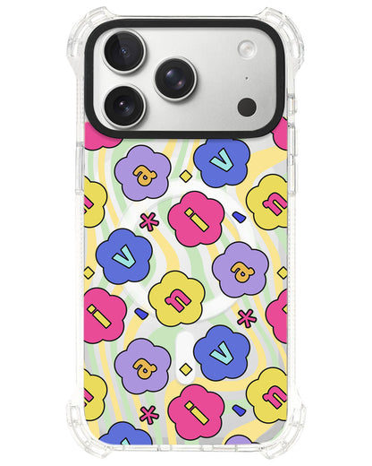 iPhone Ultimate Model-S⁴ - CUSTOM MONOGRAM 3.0 Flower Petals 2.0