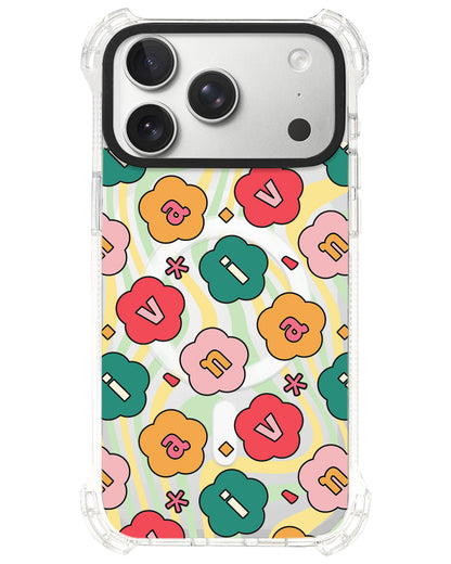 iPhone Ultimate Model-S⁴ - CUSTOM MONOGRAM 3.0 Flower Petals 3.0