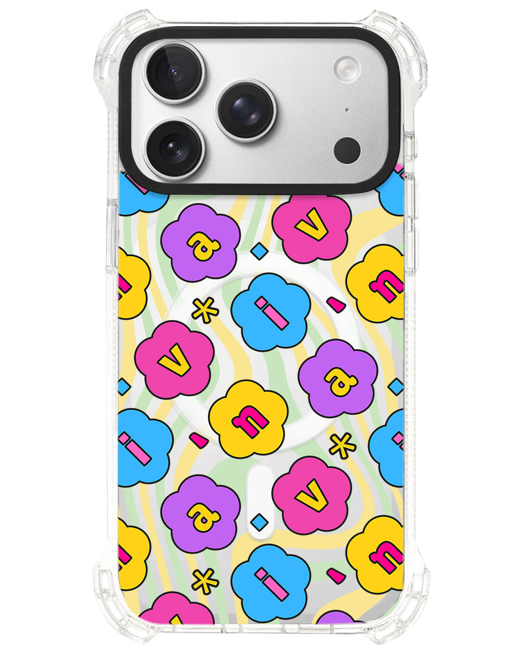 iPhone Ultimate Model-S⁴ - CUSTOM MONOGRAM 3.0 Flower Petals 4.0