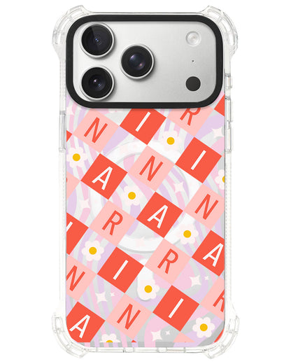iPhone Ultimate Model-S⁴ - CUSTOM MONOGRAM 3.0 Flower Grid 2.0
