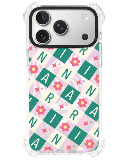 iPhone Ultimate Model-S⁴ - CUSTOM MONOGRAM 3.0 Flower Grid 4.0