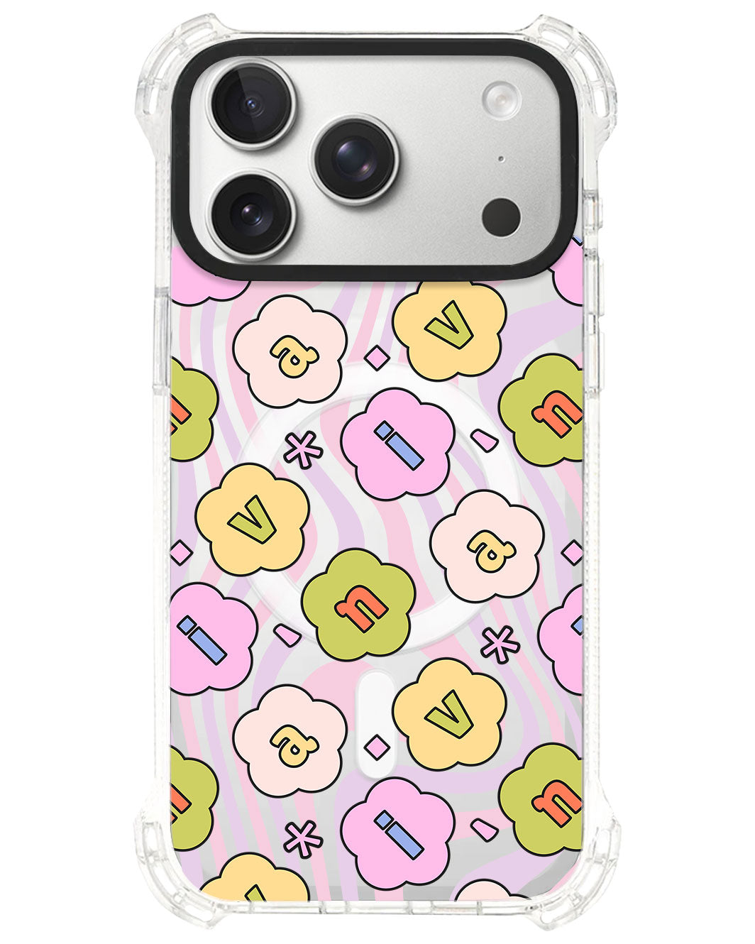 iPhone Ultimate Model-S⁴ - CUSTOM MONOGRAM 3.0 Flower Petals 1.0