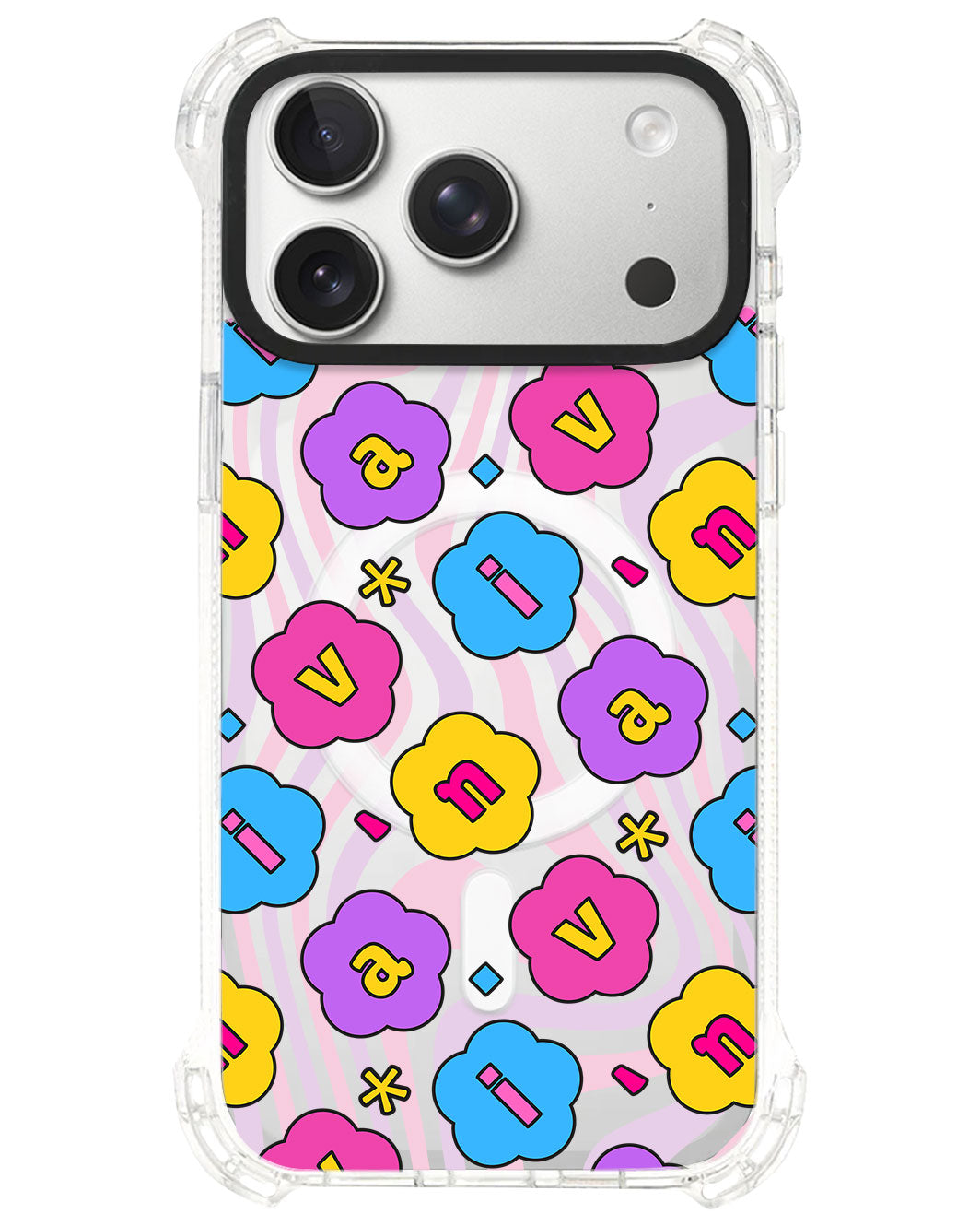 iPhone Ultimate Model-S⁴ - CUSTOM MONOGRAM 3.0 Flower Petals 4.0