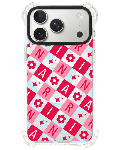 iPhone Ultimate Model-S⁴ - CUSTOM MONOGRAM 3.0 Flower Grid 1.0