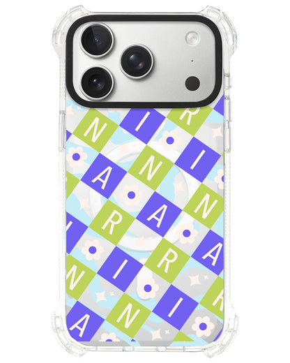 iPhone Ultimate Model-S⁴ - CUSTOM MONOGRAM 3.0 Flower Grid 5.0