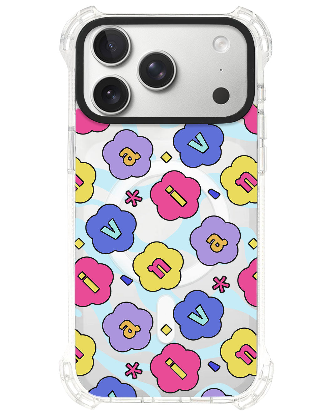 iPhone Ultimate Model-S⁴ - CUSTOM MONOGRAM 3.0 Flower Petals 2.0
