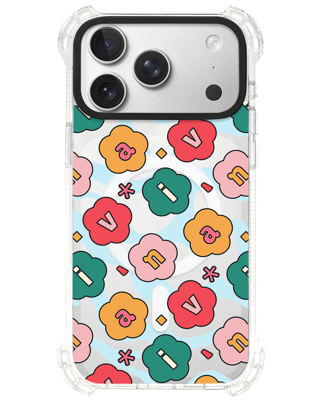 iPhone Ultimate Model-S⁴ - CUSTOM MONOGRAM 3.0 Flower Petals 3.0