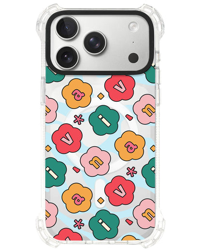 iPhone Ultimate Model-S⁴ - CUSTOM MONOGRAM 3.0 Flower Petals 3.0
