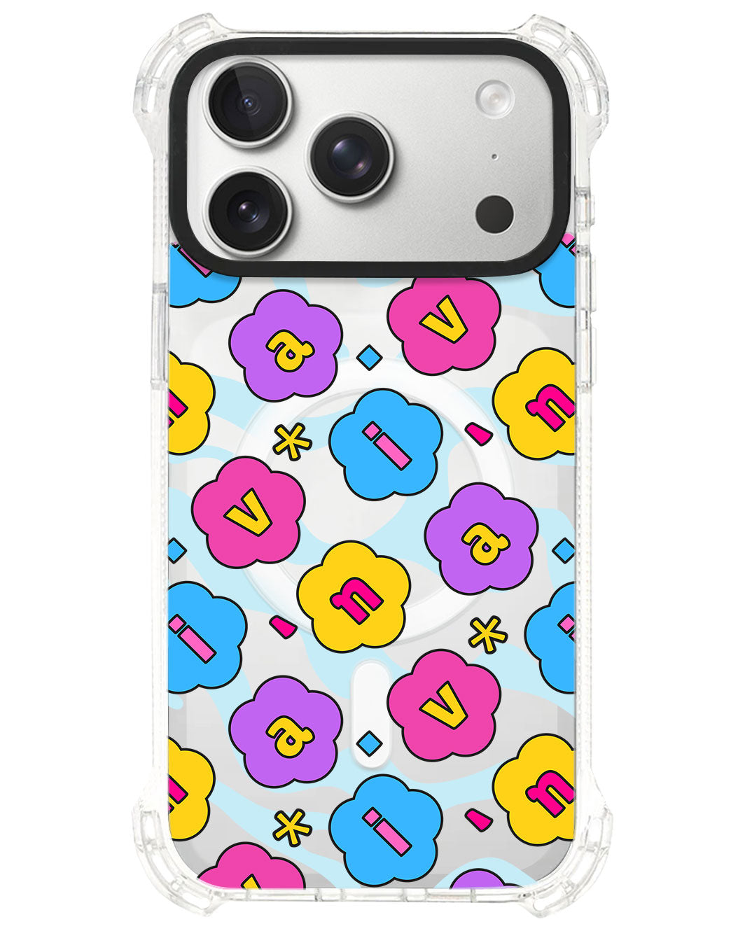 iPhone Ultimate Model-S⁴ - CUSTOM MONOGRAM 3.0 Flower Petals 4.0
