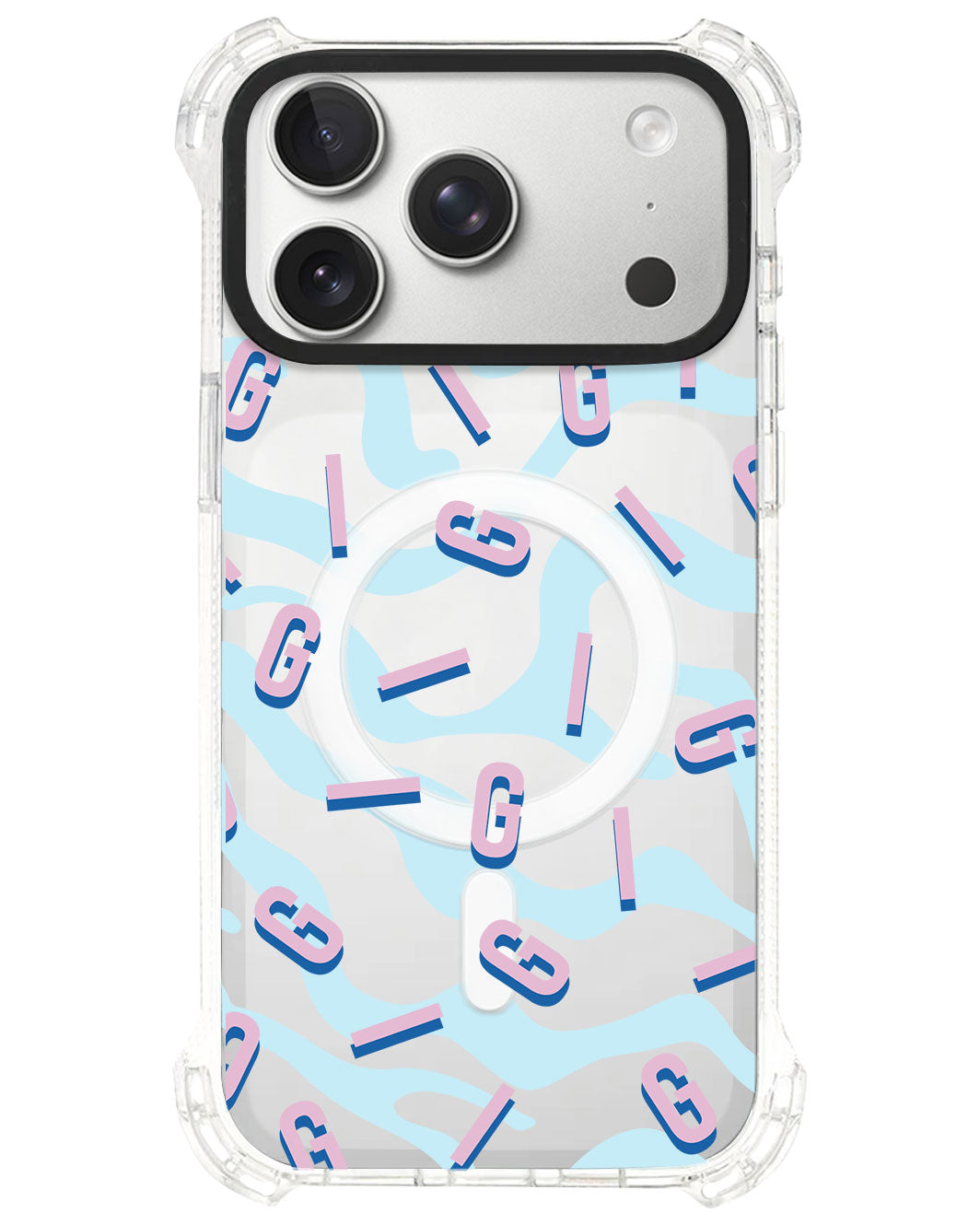 iPhone Ultimate Model-S⁴ - CUSTOM MONOGRAM 1.0 Cotton Candy