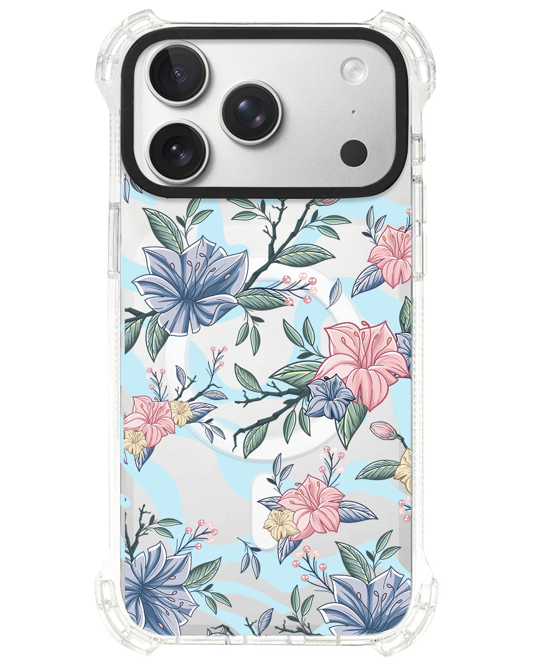 iPhone Ultimate Model-S⁴ - Pink & Blue Floral