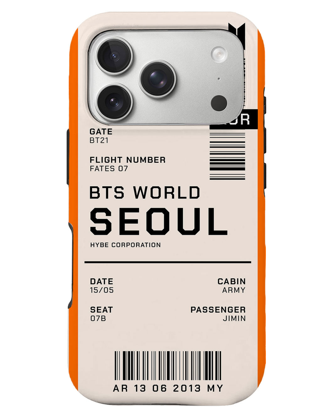 iPhone Rearguard Defender - BTS World Ticket