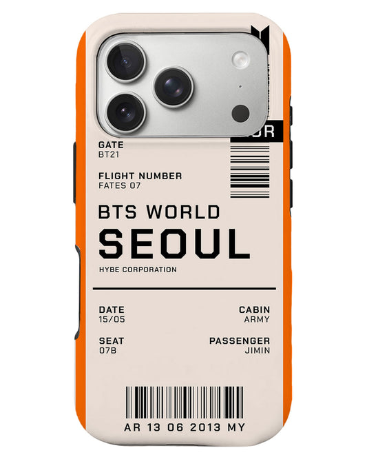 iPhone Rearguard Defender - BTS World Ticket