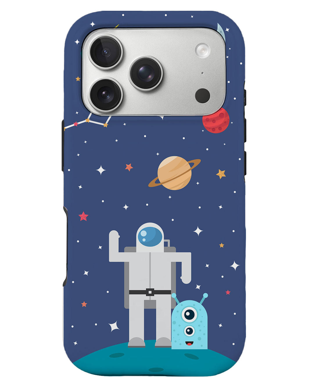 iPhone Rearguard Defender - Blue Alien