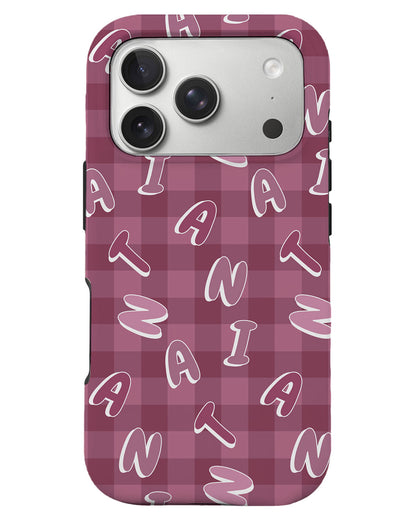 iPhone Rearguard Defender - Checkered Monogram 2.0