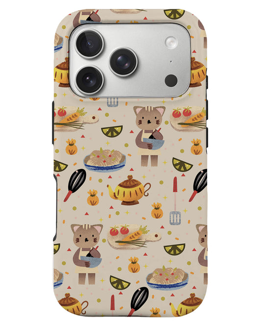 iPhone Rearguard Defender - Cooking Cat