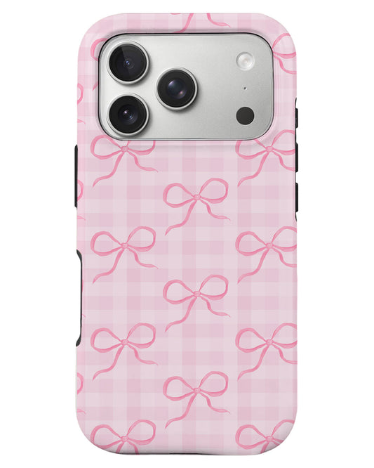 iPhone Rearguard Defender - Coquette Pink Bow