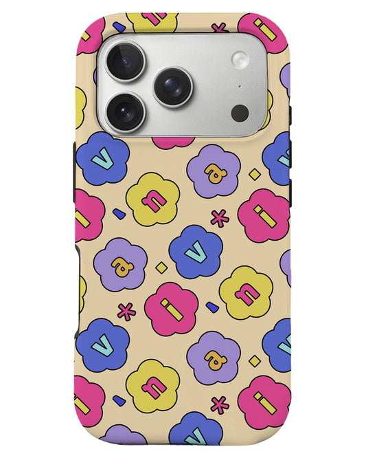 iPhone Rearguard Defender - Flower Petals Monogram 2.0
