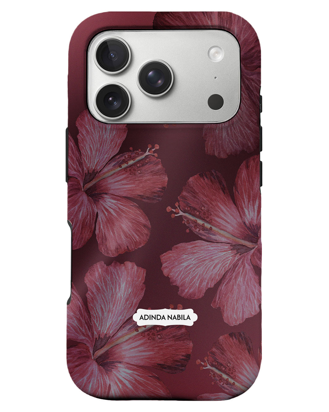iPhone Rearguard Defender - Goth Hibiscus