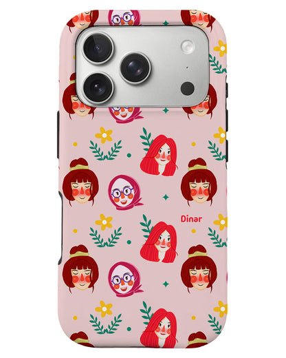 iPhone Rearguard Defender - Lovely Faces