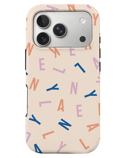 iPhone Rearguard Defender - CUSTOM MONOGRAM 1.0 Rainbow