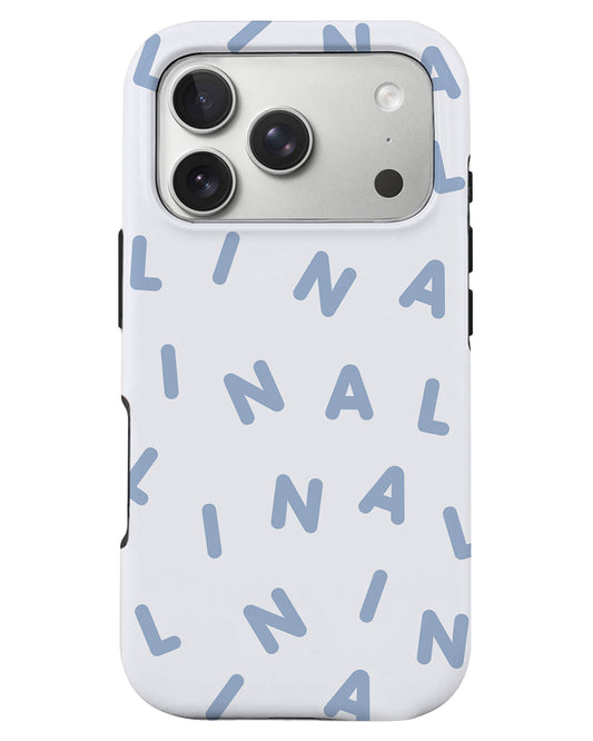 iPhone Rearguard Defender - CUSTOM MONOGRAM 2.0 Blue