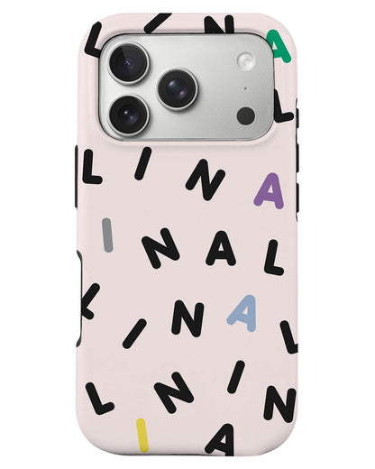 iPhone Rearguard Defender - CUSTOM MONOGRAM 2.0 Black