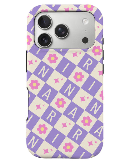 iPhone Rearguard Defender - Flower Grid Monogram 3.0