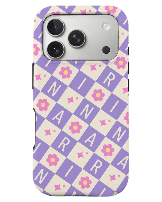 iPhone Rearguard Defender - Flower Grid Monogram 3.0