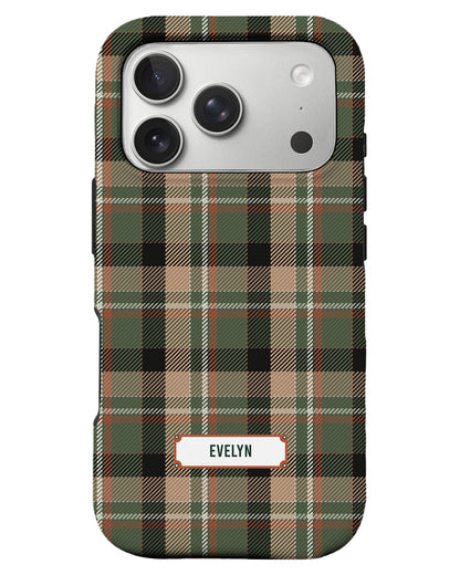 iPhone Rearguard Defender - Peppermint Tartan