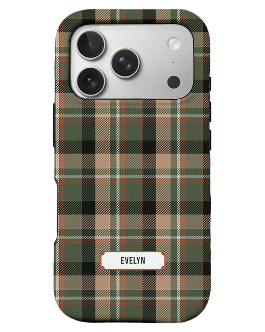 iPhone Rearguard Defender - Peppermint Tartan