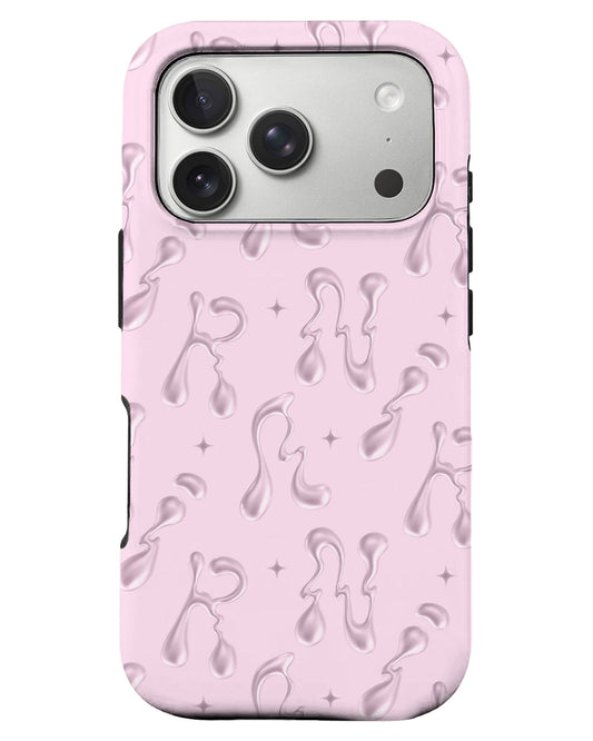 iPhone Rearguard Defender - Pink Chrome Monogram 2.0