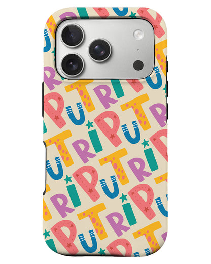 iPhone Rearguard Defender - Playful Monogram 4.0