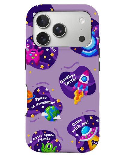iPhone Rearguard Defender - Space Traveller