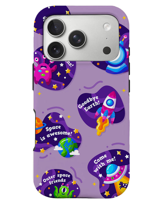 iPhone Rearguard Defender - Space Traveller