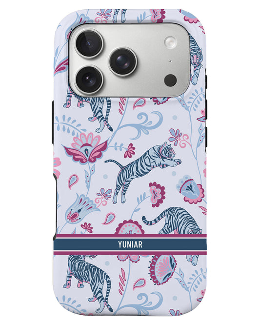 iPhone Rearguard Defender - Tiger & Floral 3.0