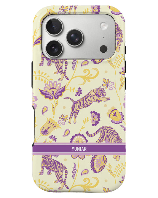 iPhone Rearguard Defender - Tiger & Floral 4.0