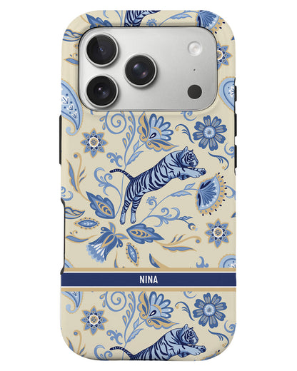 iPhone Rearguard Defender - Tiger & Floral