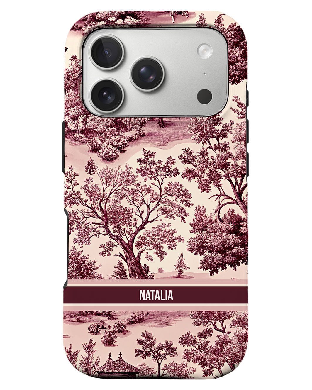 iPhone Rearguard Defender -Toile Du Juoy Chateau Burgundy Edition