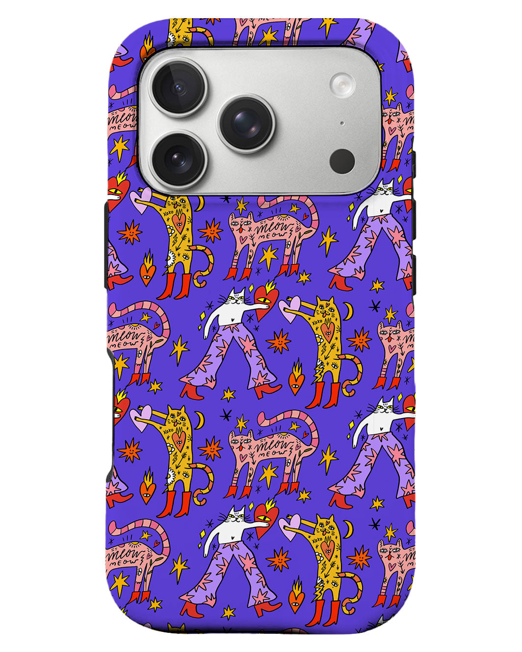 iPhone Rearguard Defender - Violet Meow