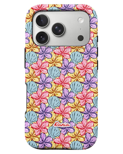 iPhone Rearguard Defender - Beach Flowers