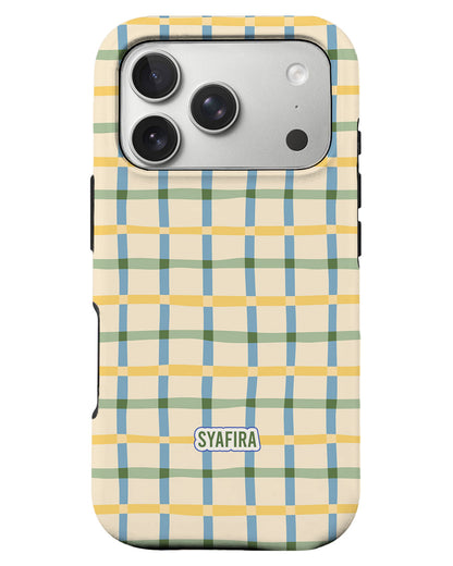iPhone Rearguard Defender - Beige Grid