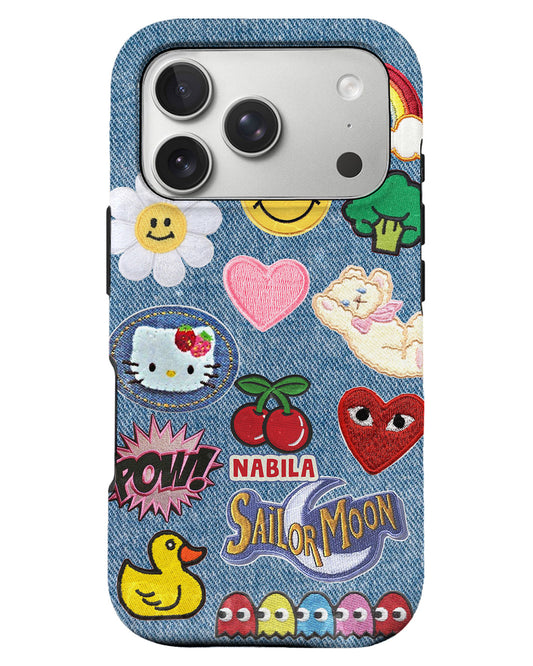 iPhone Rearguard Defender - Cute Denim