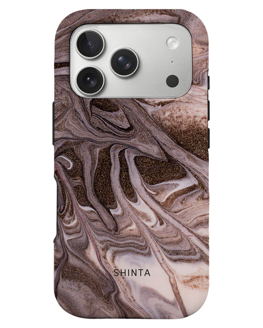 iPhone Rearguard Defender - Glittery Bronze