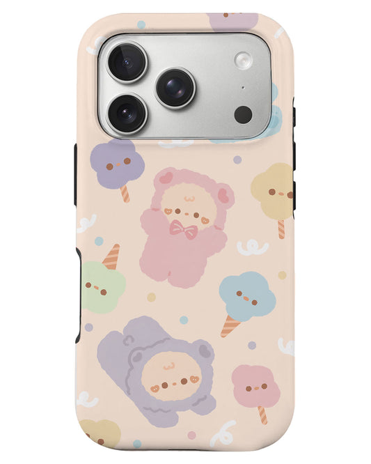 iPhone Rearguard Defender - Cotton Teddy