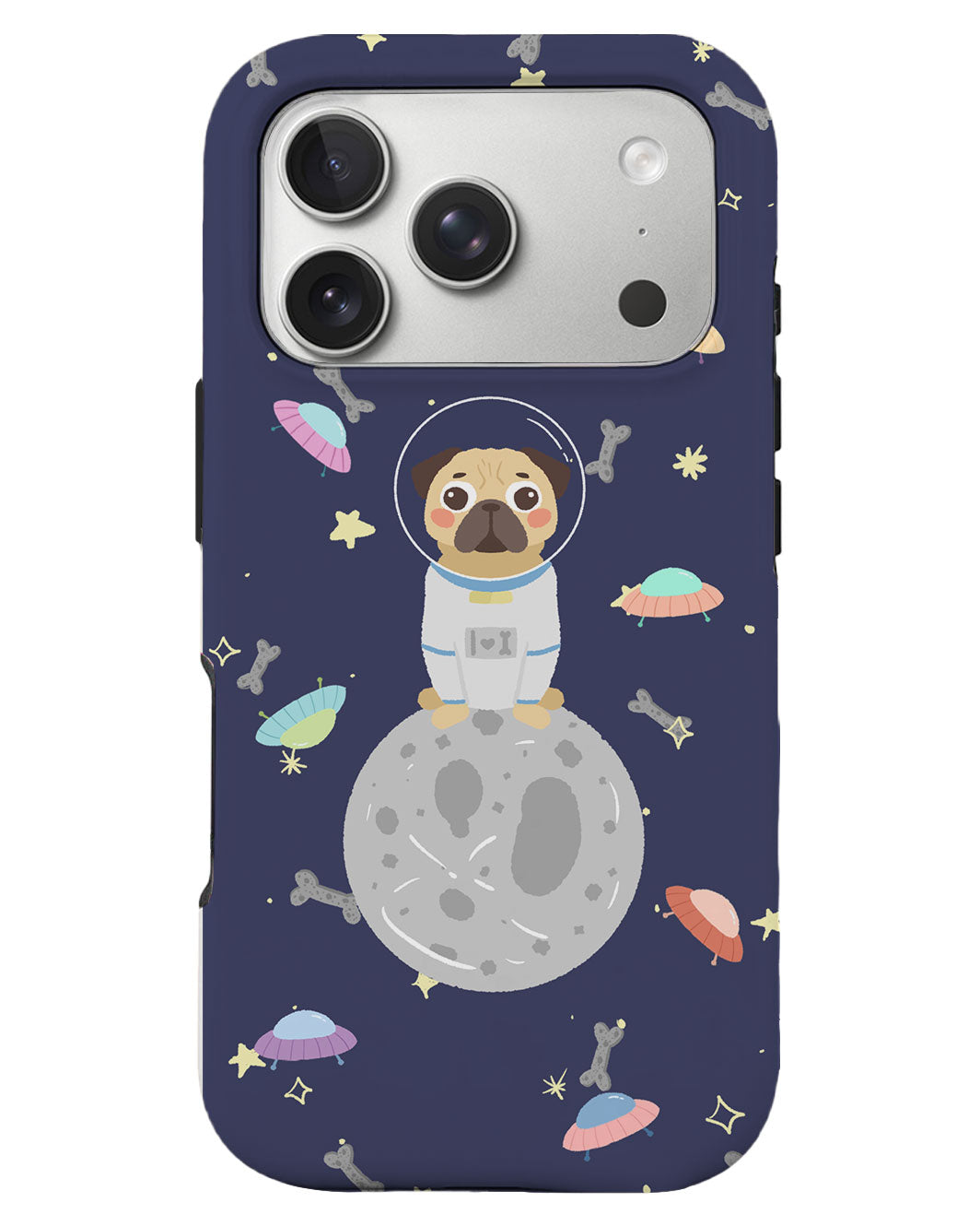 iPhone Rearguard Defender - Pugstronaut