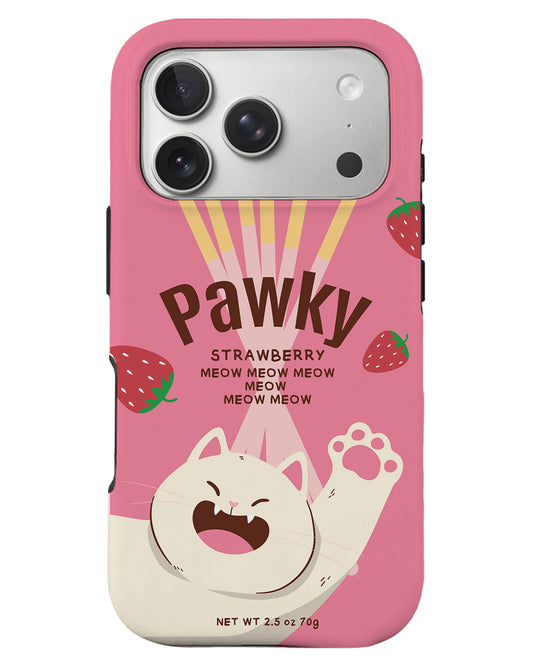 iPhone Rearguard Defender - Pawky Cat
