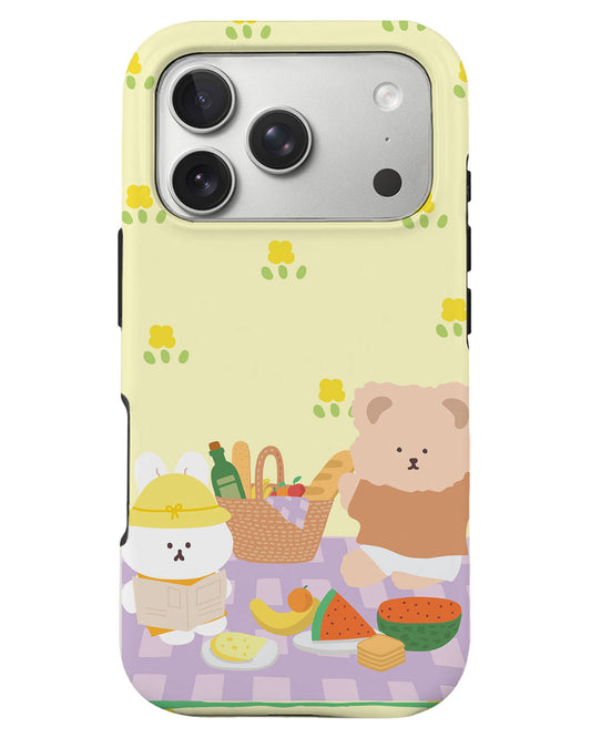 iPhone Rearguard Defender - Picnic Bear Lilac